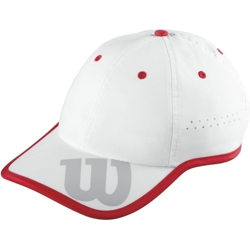 Brand Cap White/Red