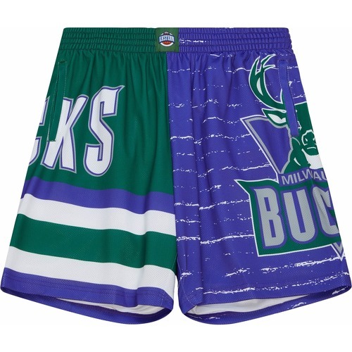 M&N Milwaukee Bucks JUMBOTRON 3.0 Basketball Shorts