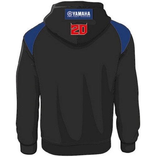 YAMAHA FACTORY RACING TEAM - Sweat A Capuche Zip Fabio Quartararo 20 Dual Yamaha Factory Officiel Motogp