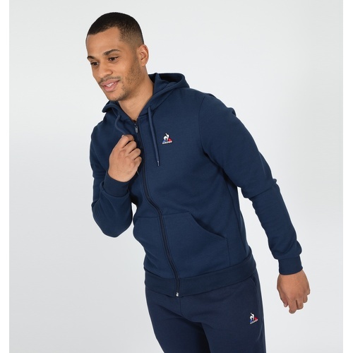 LE COQ SPORTIF - Sweat à capuche zippé Essentiels