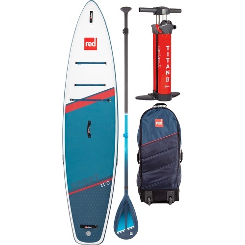 Red Paddle Co - 2023 11'0 Sport Stand Up Paddle Board, Bag, Pump, Paddle