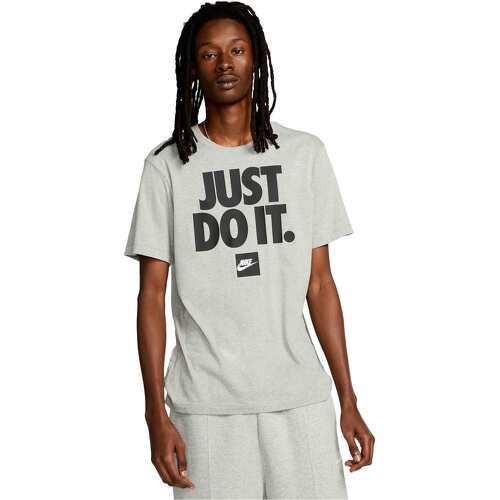 T-shirt Sportswear Just Do It Verbiage gris/noir