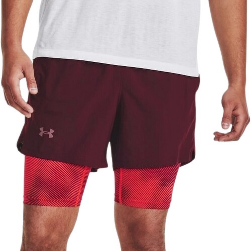 UNDER ARMOUR - Ua Launch 5 2 In 1 Pantaloncini Mrn