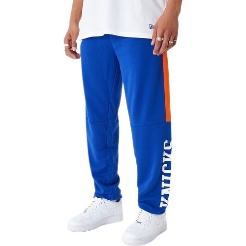 NEW ERA - Pantalon NBA New York Knicks Colour Block Jogger bleu