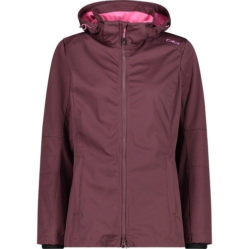 Veste imperméable à capuche zippé femme