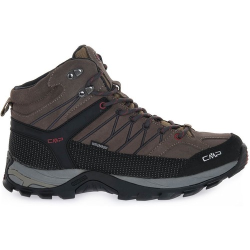 Cmp - Scarpe RIGEL MID TREKKING SHOE WATERPROOF torba-antracite Uomo