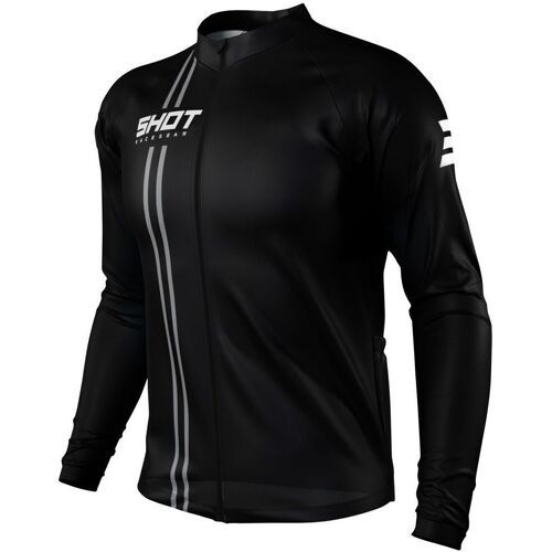 Maillot Manches Longues Shot Unlimited Zip Noir