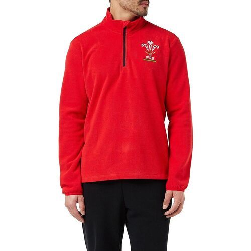 MACRON - Sweatshirt 1/4 Zip Pays De Galles Rugby Xv Merch Ca
