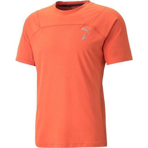 PUMA - T-shirt de Running Orange Homme Coolcel