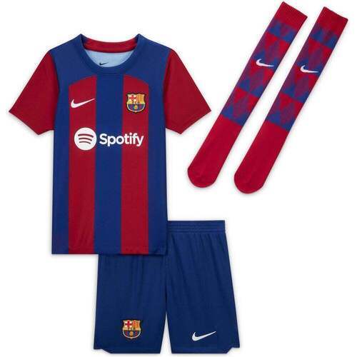 NIKE - FC Barcelona 2023/24 Domicile Enfant Dri- FIT Trois Pièces Kit
