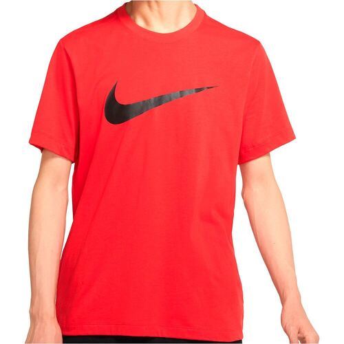 NIKE - T-shirt Sportswear Icon avec virgule rouge/noir
