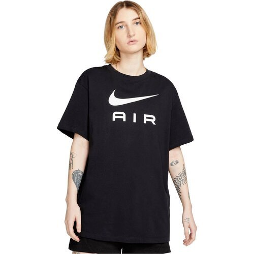 NIKE - T-shirt femme " Air" noir/blanc