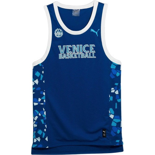 PUMA - Débardeur Venice Basketball Bleu