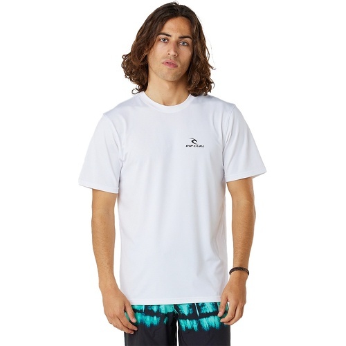 RIP CURL - Mens Search Series Short Sleeve UV Tee Shirt - Wh