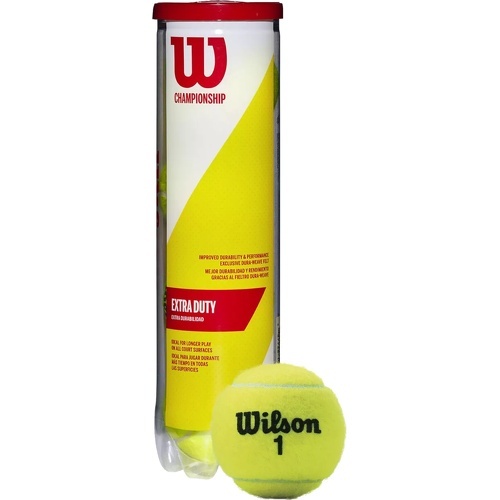 WILSON - Balles Tennis Championship Tube De 4