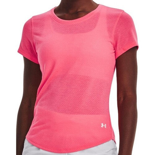 UNDER ARMOUR - T-shirt Rose Femme Streaker
