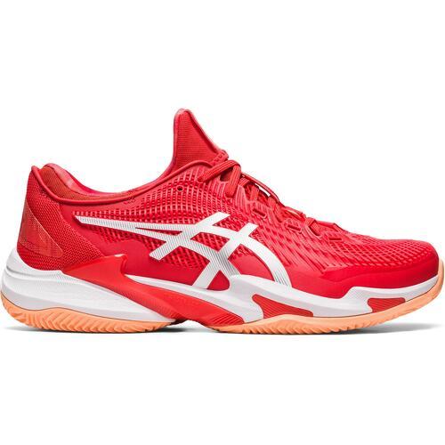 ASICS - Court Ff 3 Novak Clay 1041a364 961 Rouge Et Blanc