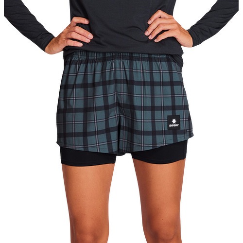 Saysky - W Checker Pace 2 In 1 Shorts 3"