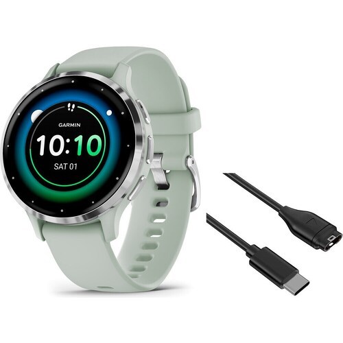 GARMIN - Venu 3S Gps, Wi Fi, Sage Gray + Passivated