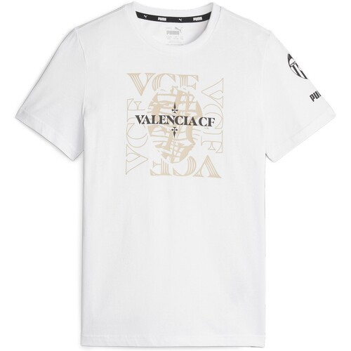 PUMA - T-shirt FtblCore Valencia CF Enfant et Adolescent