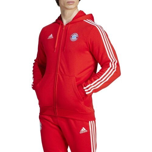 adidas Performance - Veste à capuche entièrement zippée FC Bayern DNA