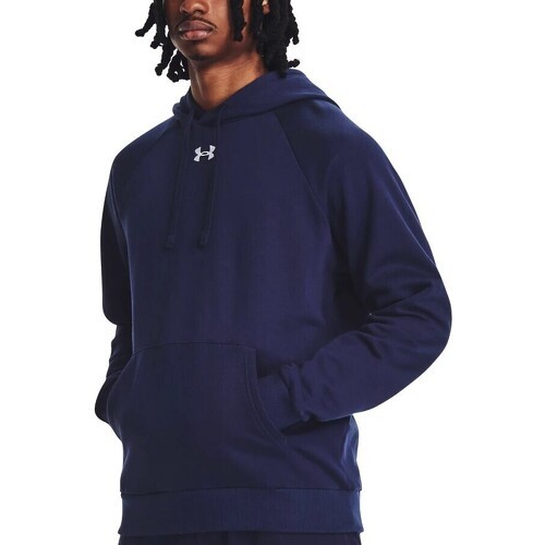 Ua Rival Fleece Hoodie Blu