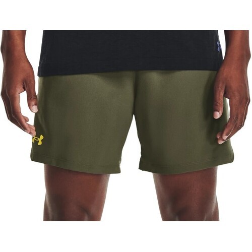 UA Vanish Woven 6in Shorts-GRN