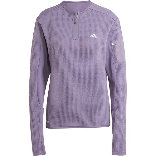 adidas Performance - Sweat-shirt de running demi-zip Ultimate Conquer the Elements COLD.RDY