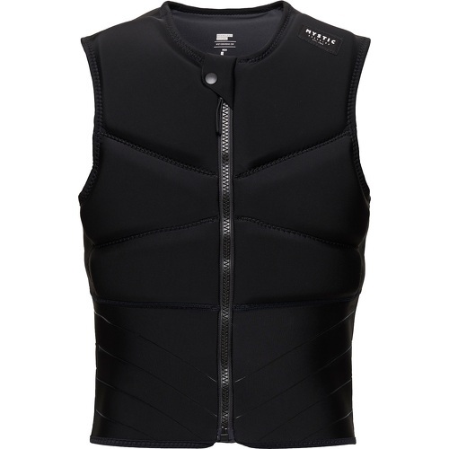 Hommes Block Front Zip Impact Vest - Black