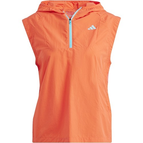 adidas Performance - Veste de running sans manches demi-zip Adizero