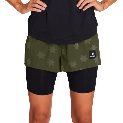 Saysky - W Star Reflective Pace 2 In 1 Shorts 3"