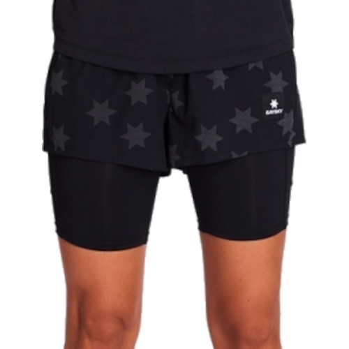 Saysky - W Star Reflective Pace 2 In 1 Shorts 3"