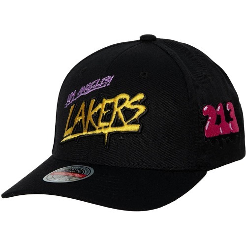 Mitchell & Ness - Casquette Los Angeles Lakers NBA Hwc Slap Sticker Classic