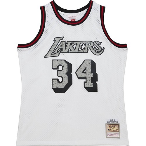 Mitchell & Ness - Maillot Los Angeles Lakers NBA Cracked Cement Swingman 1996 Shaquille O'neal