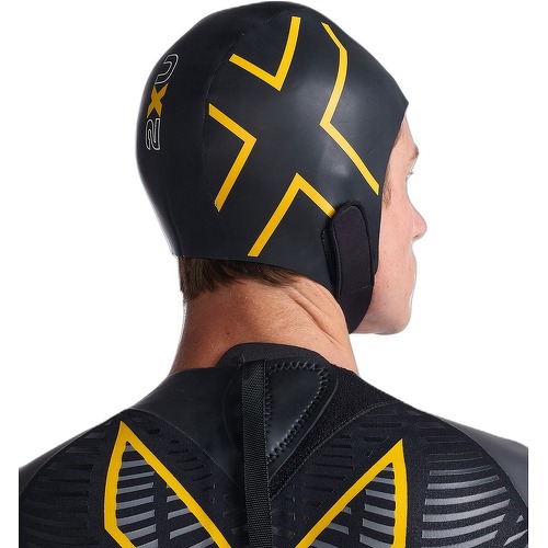 2XU - Propel Neoprene Swim Cap - Black / Ambition