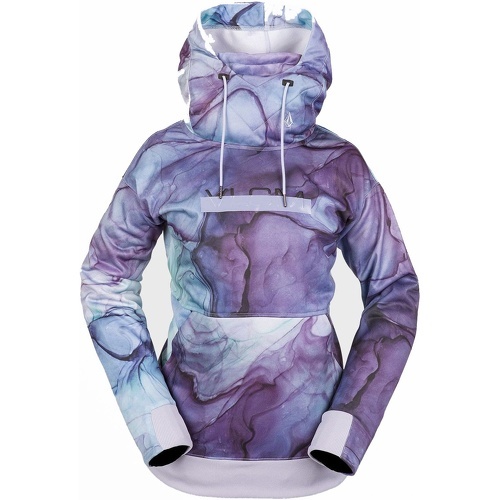 VOLCOM - Sweat A Capuche Riding Hydro Hoodie Violet Femme