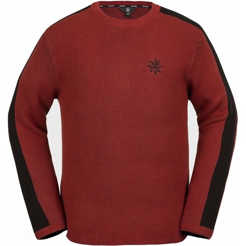 VOLCOM - Sweat Ravelson Sweater Rouge Homme