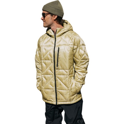 Doudoune Baker Hooded Down Beige Homme