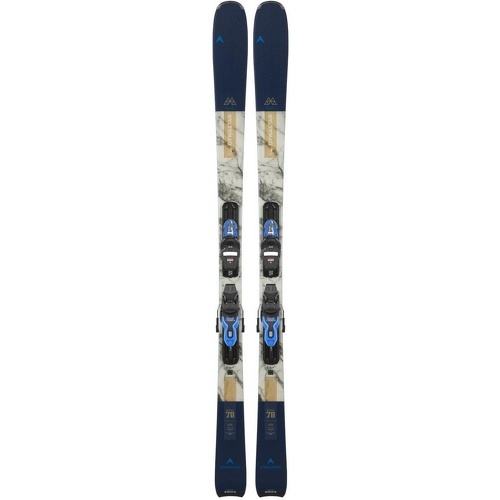 Pack De Ski M-cross 78 + Fixations Xp11 Bleu Homme