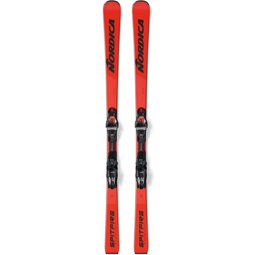 Pack De Ski Spitfire 68 Dc + Fixations Tpx 12 Rouge Homme