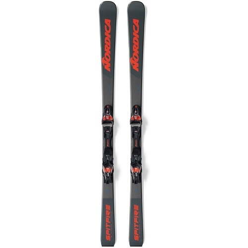 NORDICA - Pack De Ski Spitfire Dc 74 Pro + Fixations Xcell 12 Gris Homme