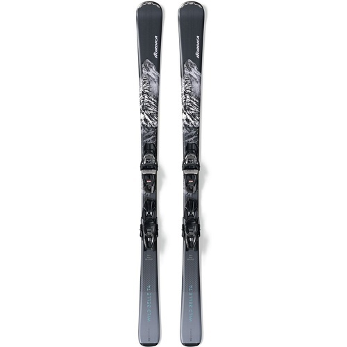 Pack De Ski Wild Belle 74 + Fixations Tp2comp10 Gris Femme