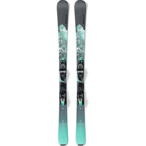 Pack De Ski Wild Belle Dc 84 + Fixations Tp2 Light Noir Femme