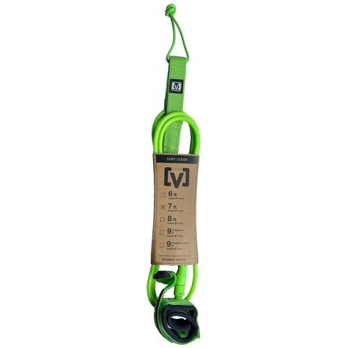 VICTORY - Surf Leash Regular 7' - Neon Green