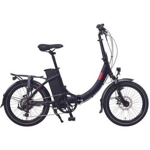 FOO - Vélo électrique Pliant F1 Noir mat - 20'' - 250w - batterie 36 v 13ah