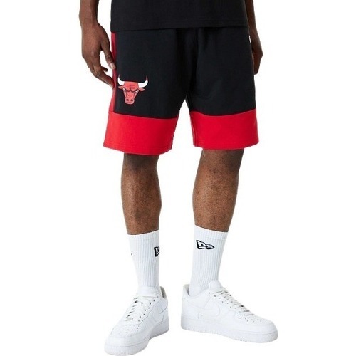 Short NBA Chicago Bulls Colour Block Noir pour homme