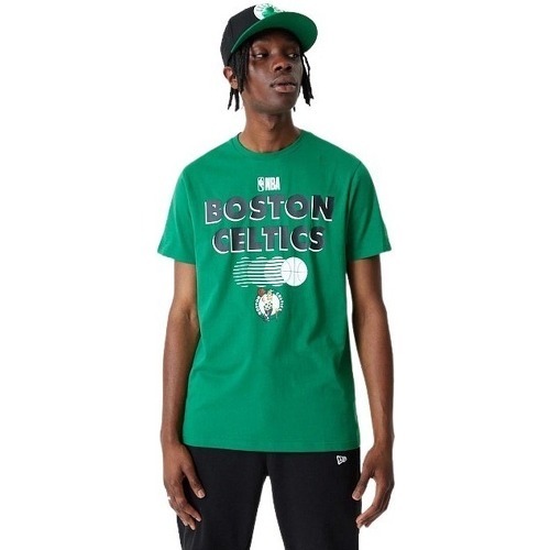 NEW ERA - T-Shirt NBA Boston Celtics team Graphic Vert pour Homme