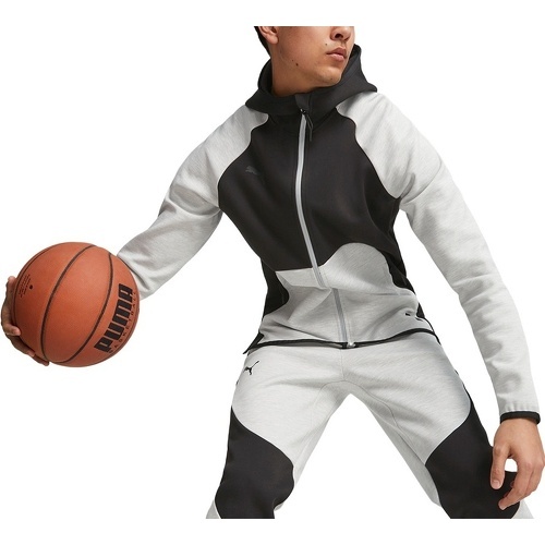 PUMA - Veste de survêtement Hoops Team Dime