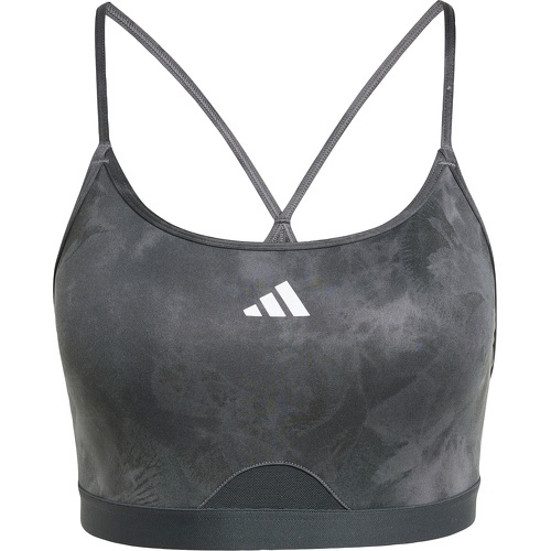 Brassière de training imprimé floral tie-dye Aeroreact Essentials Maintien léger