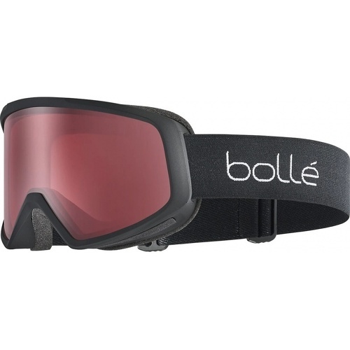 Masque de ski BEDROCK - couleur BLACK MATTE / ecran VERMILLON CAT 2